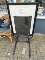 Dubbelzijdig reclamebord stoepbord, Ophalen of Verzenden, Gebruikt, Reclamebord