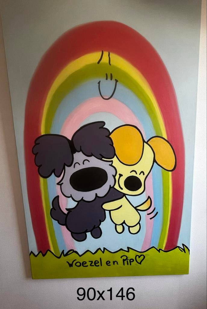 Woezel en Pip Schilderijen - Set van 2, Ophalen