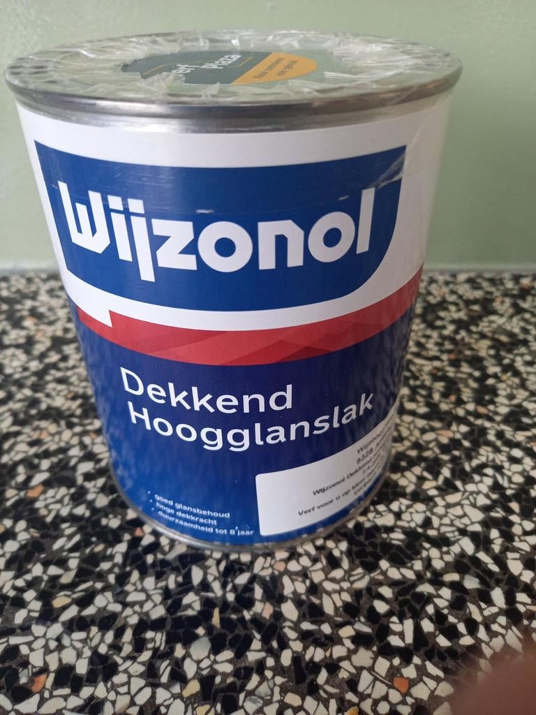 Wijzonol buitenlak nieuw blik antiekgroen., Ophalen, Nieuw, Lak, Minder dan 5 liter