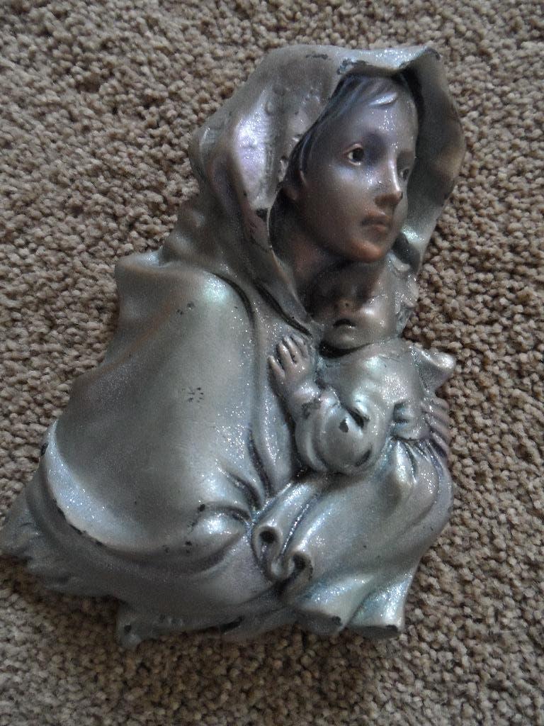 maria beeldje zacht blauw, Ophalen of Verzenden