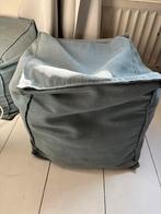 Poef 2x stuks, Ophalen of Verzenden, Zo goed als nieuw, Blauw, Zitzak