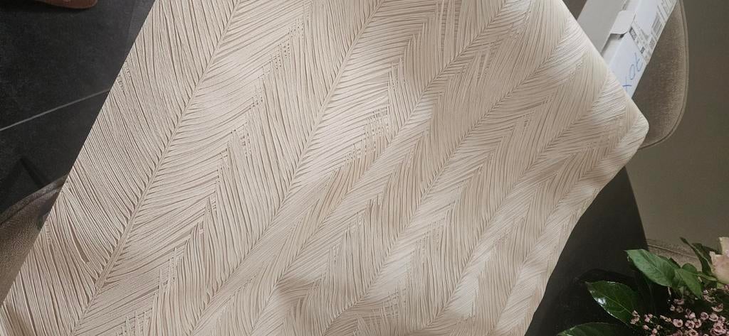 Arte Essentials Behang nr 110402 - 3 Stukken, Huis en Inrichting, Ophalen of Verzenden, Minder dan 10 m², Beige, Modern, Neutraal, Textuur