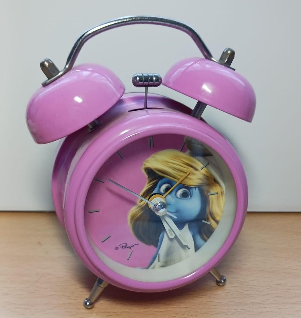 The Smurfs wekker smurfin, Ophalen of Verzenden, Zo goed als nieuw, Smurfin, Gebruiksvoorwerp