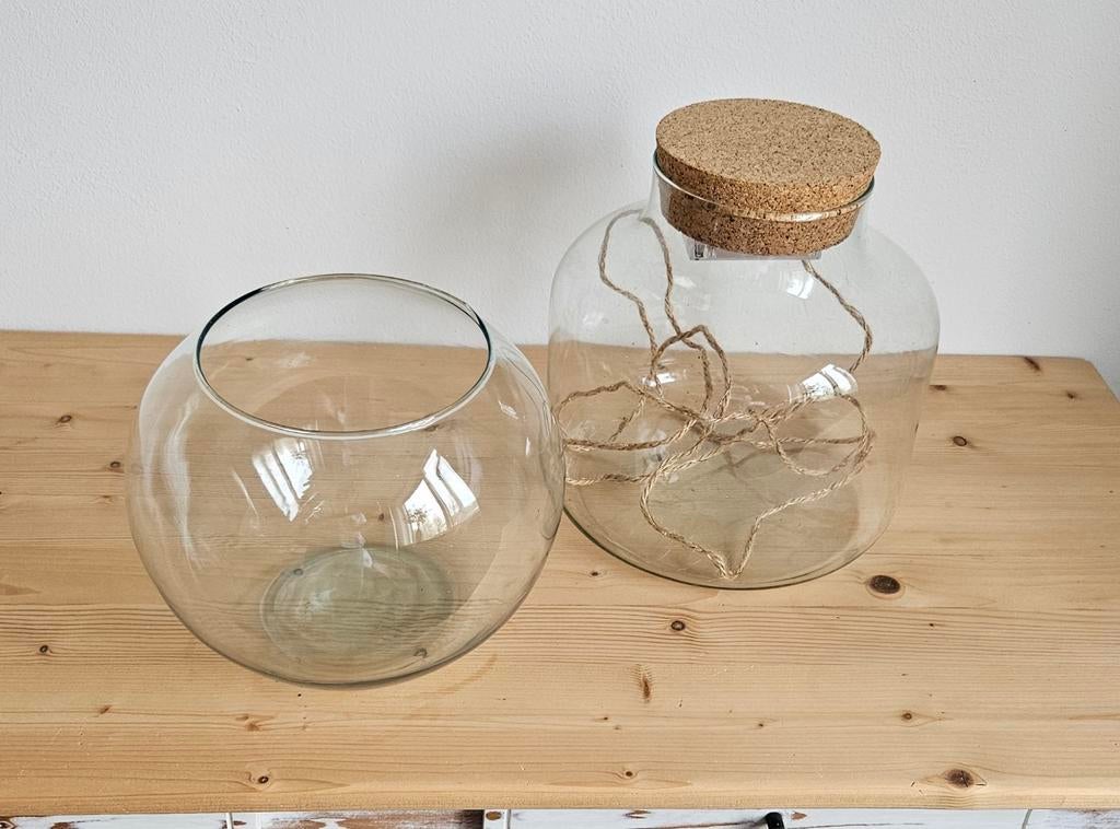 GRATIS Decoratieve vaas terrarium pot, Ophalen, Overige kleuren, Minder dan 50 cm, Glas