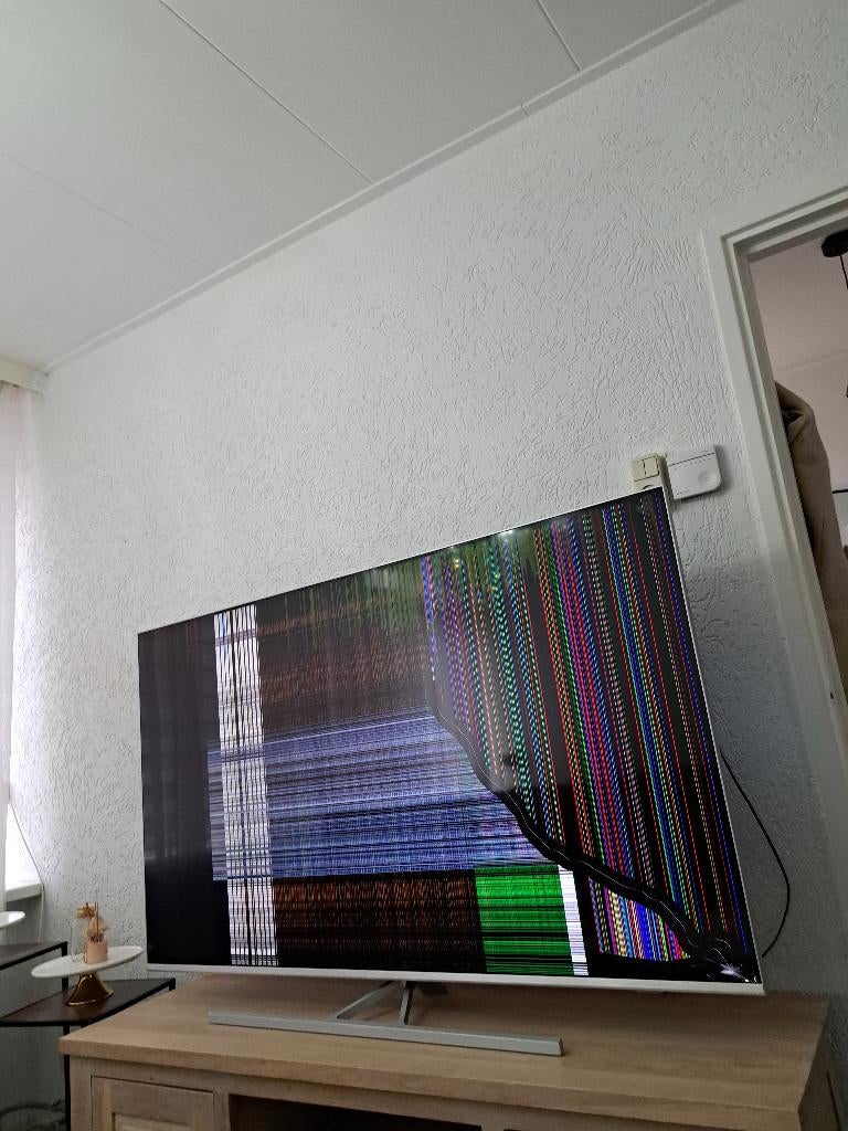 Philips 65PUS8505 Ambilight TV – defect scherm, Ophalen, Philips, 50 Hz, 4k (UHD)