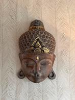 Houten Boeddha masker, Ophalen of Verzenden, Gebruikt
