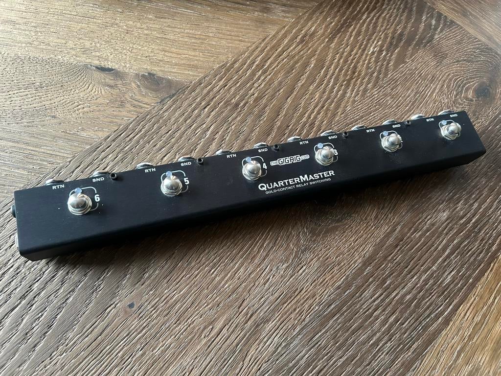 The Gigrig Quartermaster QMX6 pedal switcher, Ophalen of Verzenden, Gebruikt, Overige typen