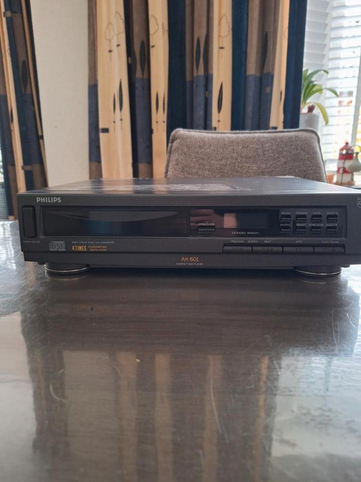 Philips AK 601 CD Speler - Vintage Audio, Audio, Tv en Foto, Cd-spelers, Gebruikt, Philips, Ophalen of Verzenden