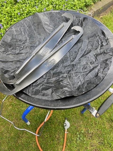 Skottelbraai, Ophalen, Gebruikt, Cadac