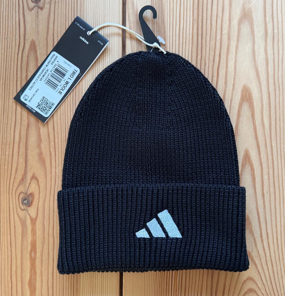 Adidas Muts / Beanie - Tiro L Woolie - Zwart Nieuw, Kleding | Heren, Mutsen, Sjaals en Handschoenen, Nieuw, Overige maten, Ophalen of Verzenden