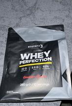 Body & Fit Whey Perfection eiwitpoeder strawberry, Ophalen of Verzenden, Zo goed als nieuw, Poeder of Drank