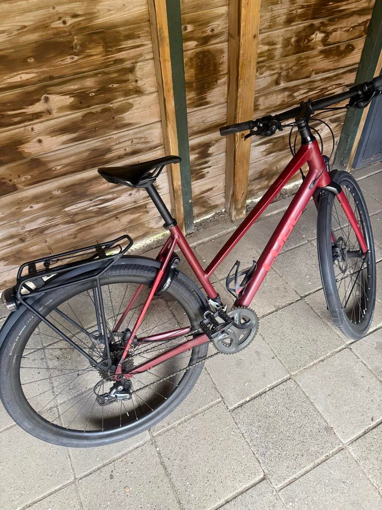 Cube SL Road racefiets + bagagedrager, standaard, trappe etc, 28 inch, Gebruikt, 15 tot 20 versnellingen, 50 tot 53 cm