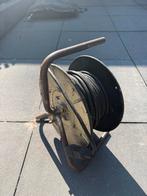 Robuuste kabelhaspel met verlengsnoer, Ophalen, Gebruikt, Kabel of Snoer
