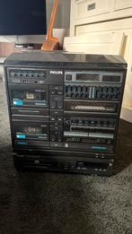 Philips F1675 & CD781 stereo set, Ophalen, Philips, Gebruikt, Cassettedeck