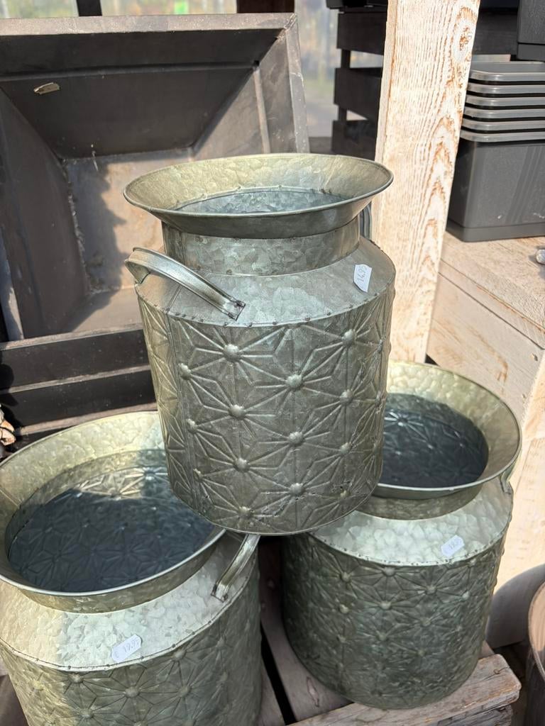 Decoratie pot, Ophalen, Rond, Nieuw, Aardewerk