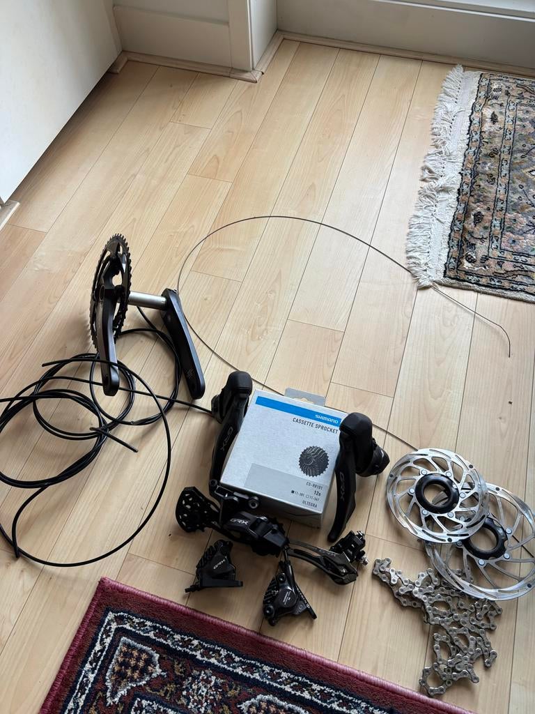 Shimano GRX RX820 2x12 Groepset NIEUW, Fietsen en Brommers, Fietsonderdelen, Nieuw, Ophalen of Verzenden, Gravelbike, Derailleur of Ketting