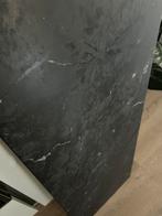 Besta bovenblad marmer look - Zwart/Wit, Ophalen, 100 tot 150 cm, Zwart, Zo goed als nieuw