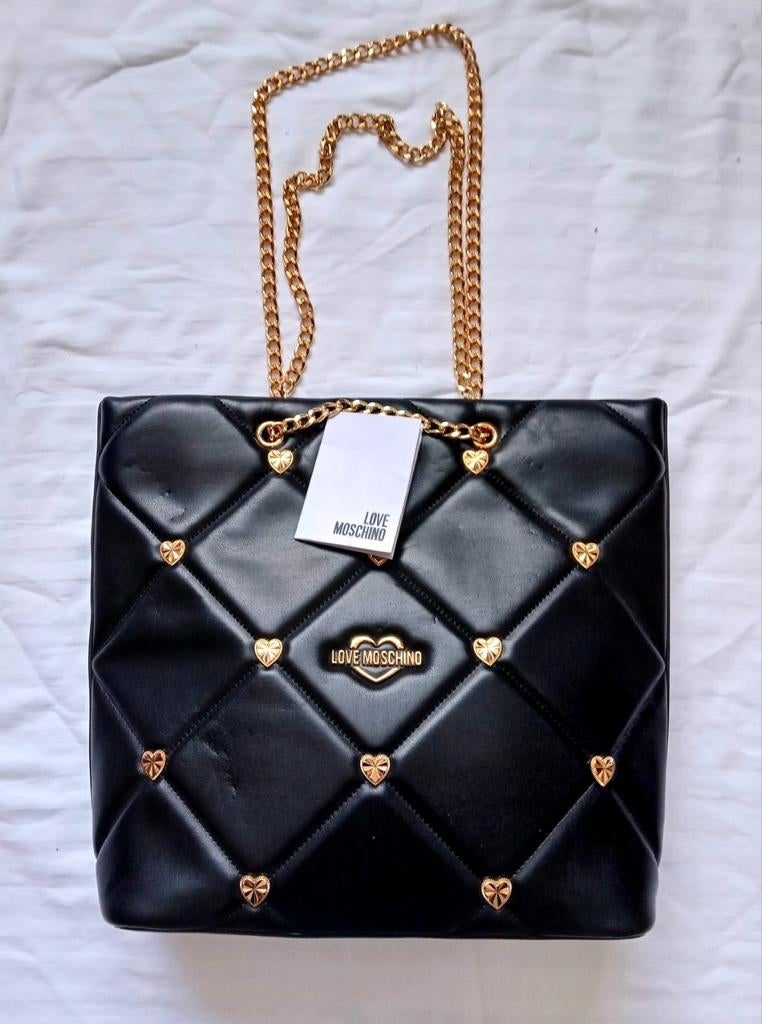 MOSCHINO Tas, Ophalen of Verzenden, Zo goed als nieuw, Zwart, Schoudertasje