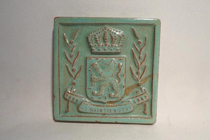 Westraven Utrecht Tegel Wilhelmina, Antiek en Kunst, Antiek | Wandborden en Tegels, Ophalen of Verzenden