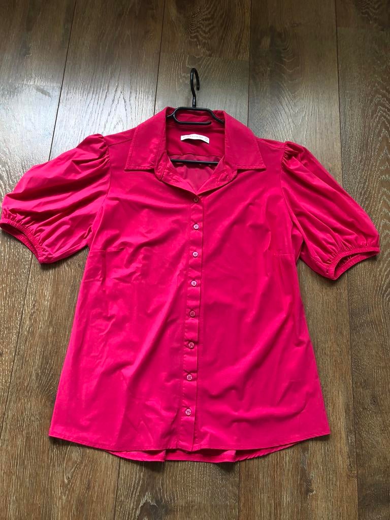 Studio Anneloes fuchsia blouse M, Ophalen of Verzenden, Zo goed als nieuw, Maat 38/40 (M), Roze