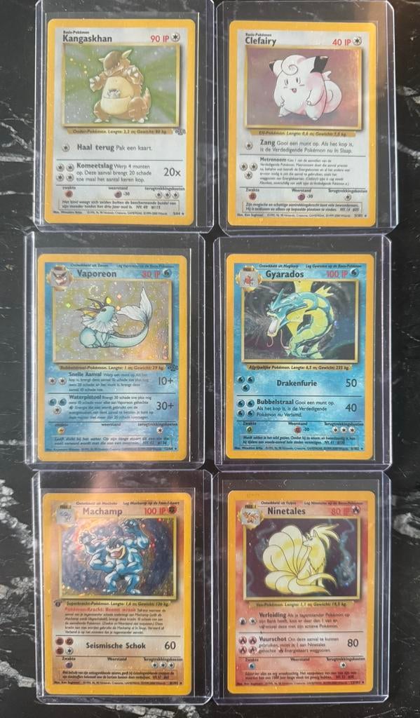 Pokemon Base set NL – originele vintage kaarten, Hobby en Vrije tijd, Verzamelkaartspellen | Pokémon, Ophalen of Verzenden, Zo goed als nieuw