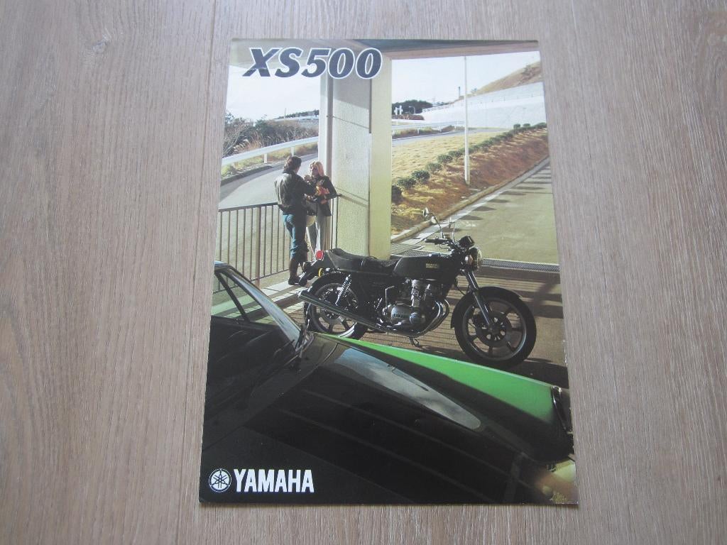 Yamaha XS 500 brochure folder 1977 ?, Ophalen of Verzenden, Yamaha