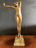 Art deco- La Reveil- brons verguld- Paul Philippe 1930, Ophalen of Verzenden