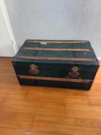 Oude reiskoffer, Huis en Inrichting, Woonaccessoires | Kisten, Ophalen, Overige materialen, 50 tot 100 cm, Zo goed als nieuw