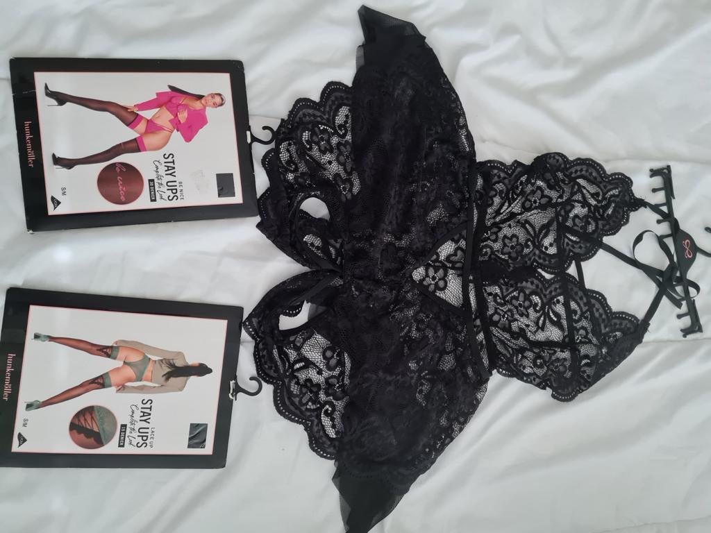 Sexy body maat m nieuw!, Verzenden, Zwart, Body of Korset