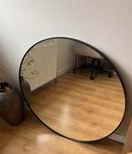 Grote Ronde IKEA Spiegel 110 cm met Zwarte Aluminium Lijst, Huis en Inrichting, Woonaccessoires | Spiegels, Ophalen, 100 tot 150 cm