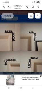 Letters zwart, Huis en Inrichting, Ophalen of Verzenden