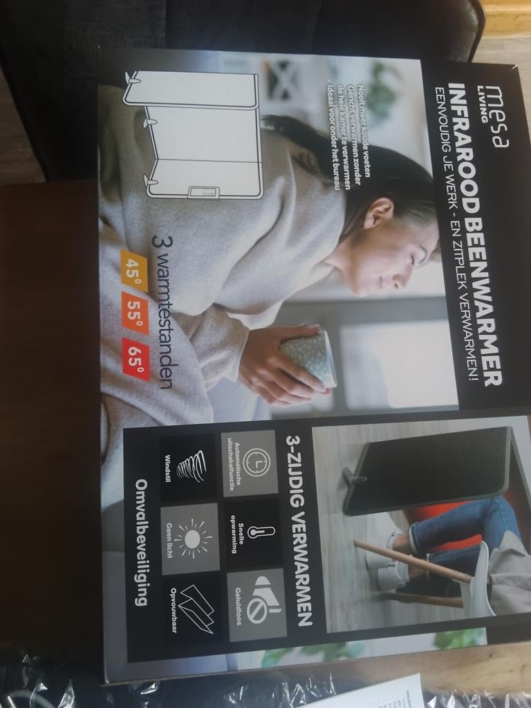 Mesa Living infrarood beenwarmer i, Ophalen of Verzenden