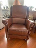 Leren fauteuil, Ophalen of Verzenden, Zo goed als nieuw, 75 tot 100 cm, 50 tot 75 cm