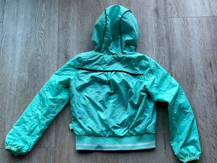 Cars mintgroene kinderjas maat 116 (6), Kinderen en Baby's, Kinderkleding | Maat 116, Zo goed als nieuw, Jas, Ophalen of Verzenden