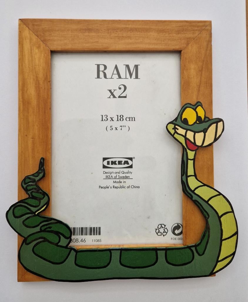 Disney Jungle Book / Kaa fotolijst, Ophalen of Verzenden, Leeuwenkoning of Jungle Boek, Nieuw, Overige typen