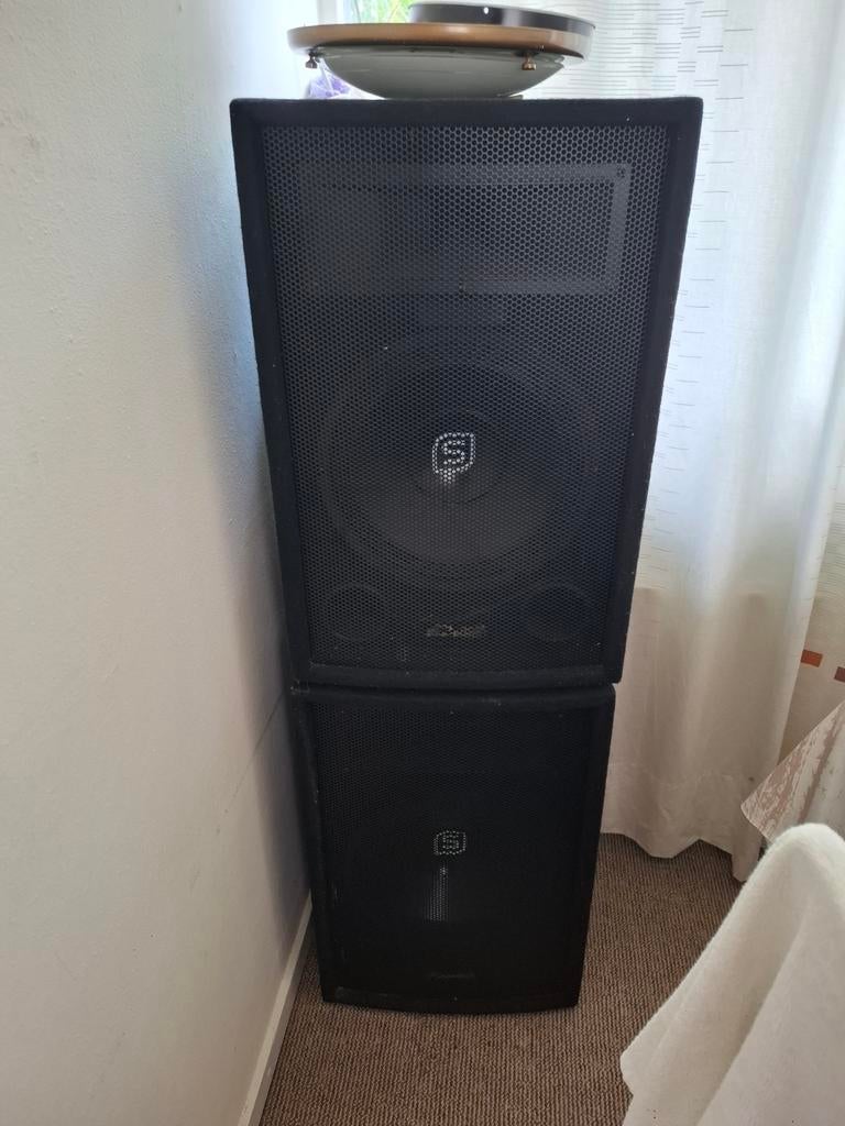 Krachtige Speaker Set - Ideaal voor Feesten en Evenementen, Audio, Tv en Foto, Luidsprekers, Ophalen of Verzenden