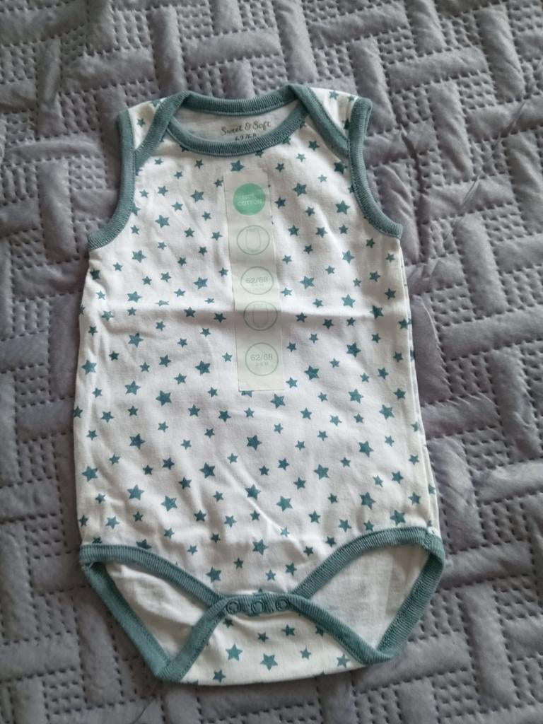 Romper met sterrenprint, maat 62-68, Zeeman.nieuw, Jongetje of Meisje, Nieuw, Ophalen of Verzenden, Nacht- of Onderkleding