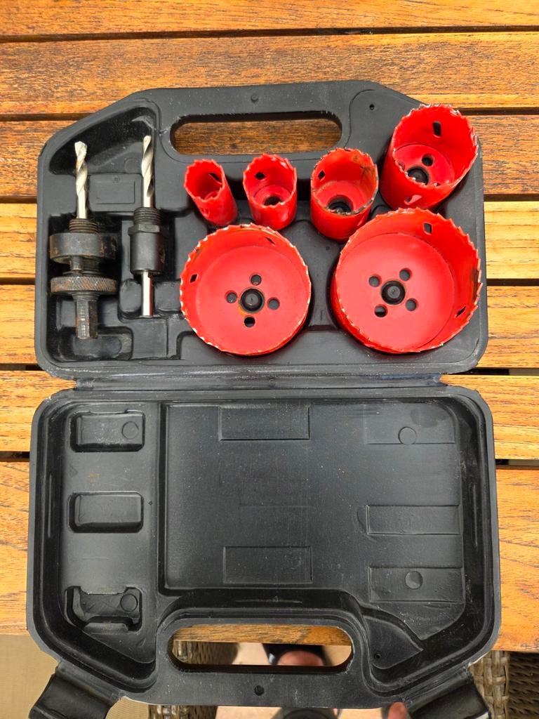 Gatenboor set Powerfix Profi, Doe-het-zelf en Verbouw, Gereedschap | Boormachines, Ophalen of Verzenden