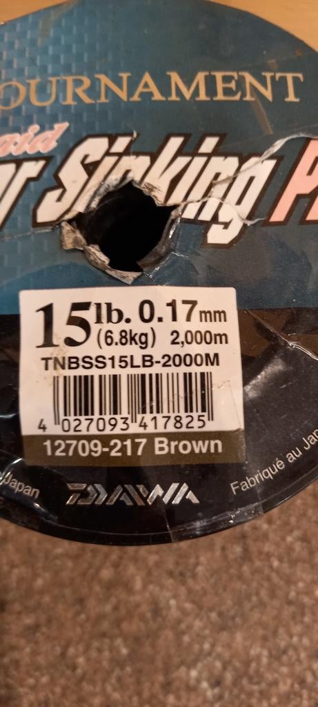 Daiwa Tournament Super Sinking Bulk spoel ( +1000mtr.), Watersport en Boten, Nieuw, Ophalen of Verzenden, Vislijn, Nvt
