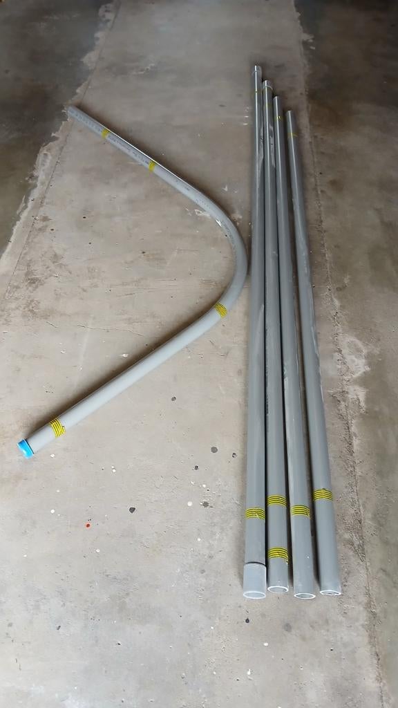 Doorvoerbuizen en invoerbocht 50 mm, Doe-het-zelf en Verbouw, Buizen en Afvoer, Ophalen of Verzenden