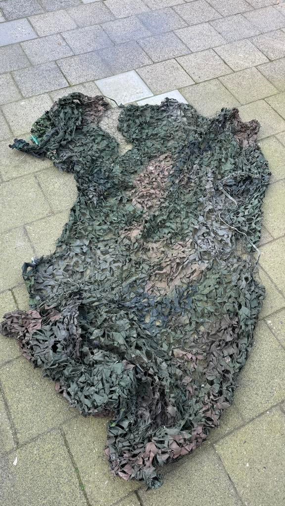 Camouflage net, Ophalen, Landmacht, Nederland