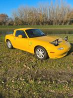 Mazda MX-5 1.6 Miata, Zwart, 4 cilinders, Cabriolet, Open dak