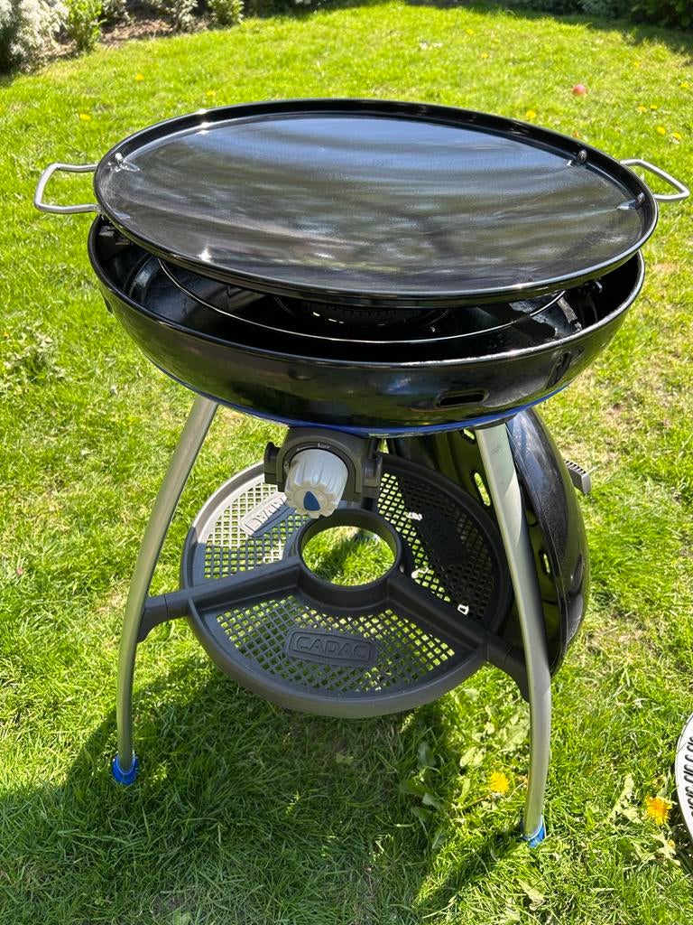 Cadac Skottelbraai (nieuw)  met paellapan en nieuwe bakplaat, Ophalen of Verzenden, Gebruikt