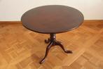 ronde tafel(inklapbaar)acajou hout fa Flamant, Ophalen, Gebruikt, Klassiek, Rond