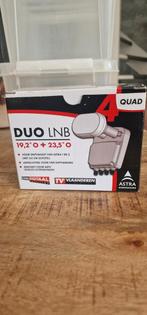 Duo LNB Quad voor Astra 1 en 3, Audio, Tv en Foto, Schotelantennes, Ophalen of Verzenden, Nieuw, (Schotel)antenne-accessoires