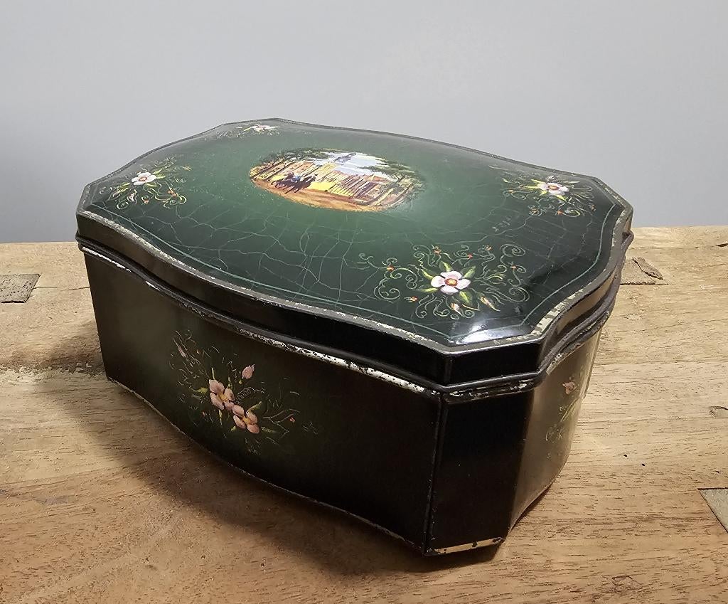 LEUK OUD BROCANT "DOUWE EGBERTS" THEEBLIK, Ophalen of Verzenden, Gebruikt, Thee, Douwe Egberts