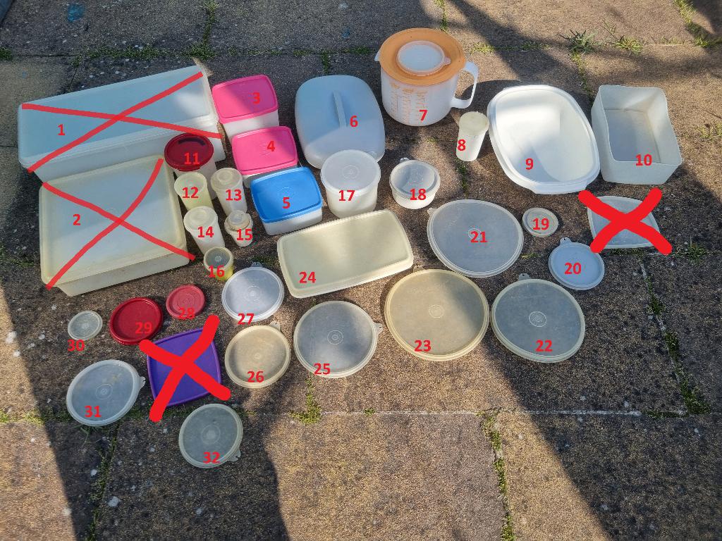Diverse Tupperware artikelen, Ophalen of Verzenden, Gebruikt, Overige typen