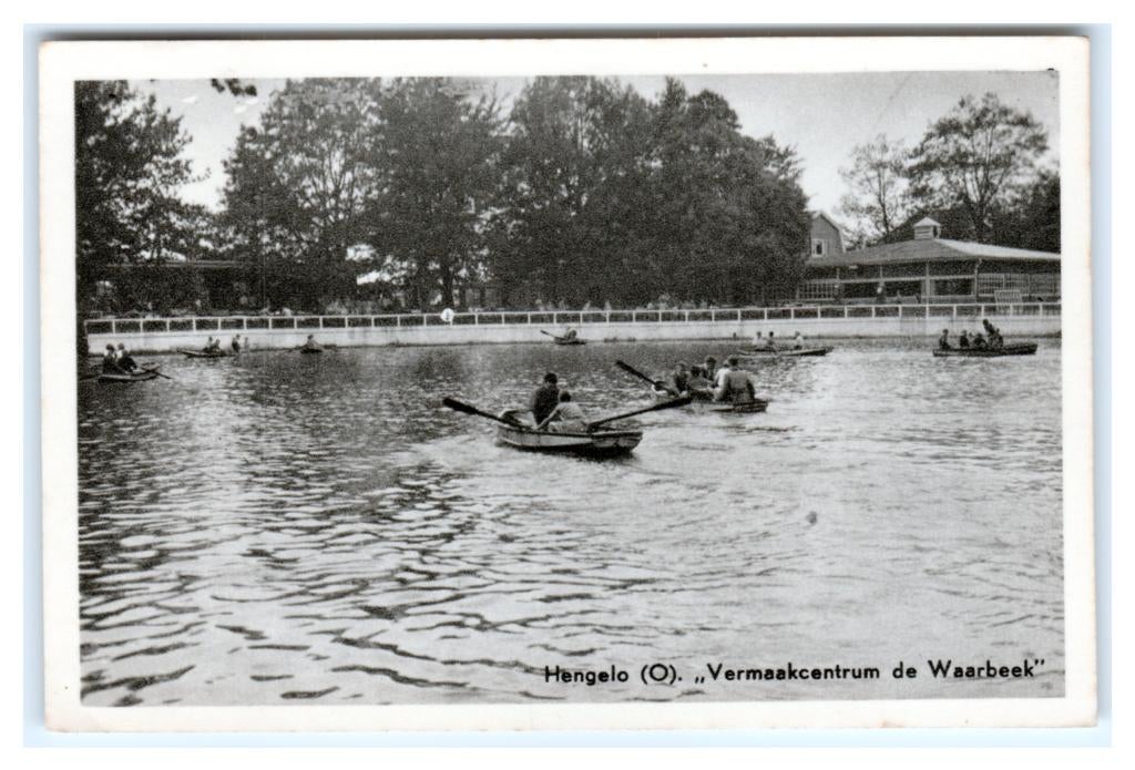 Hengelo, "Vermaakcentrum de Waarbeek", Verzenden, 1940 tot 1960, Gelopen, Overijssel