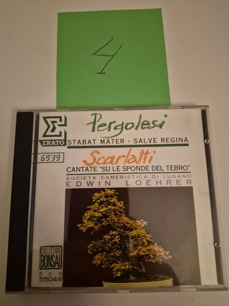 Pergolesi & Scarlatti - Stabat Mater, Salve Regina CD, Ophalen of Verzenden, Barok, Gebruikt, Vocaal