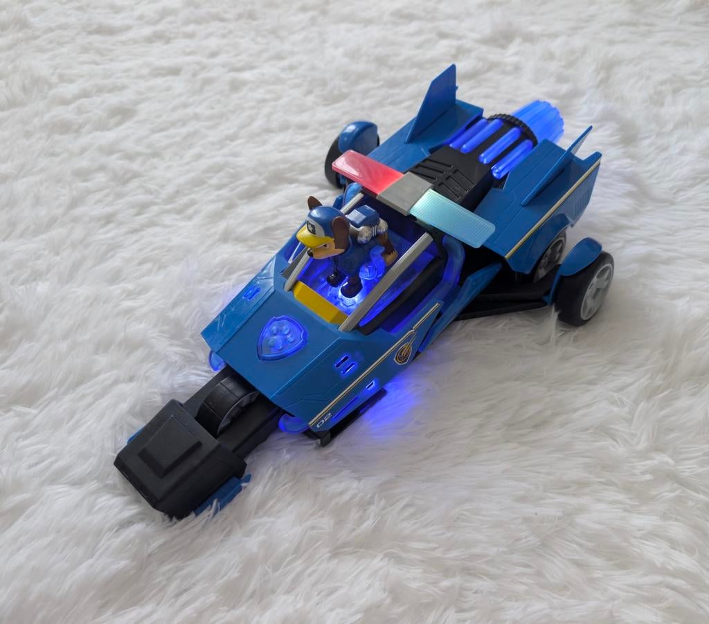 Paw Patrol Mighty Movie Chase Transforming Cruiser, Ophalen of Verzenden, Zo goed als nieuw